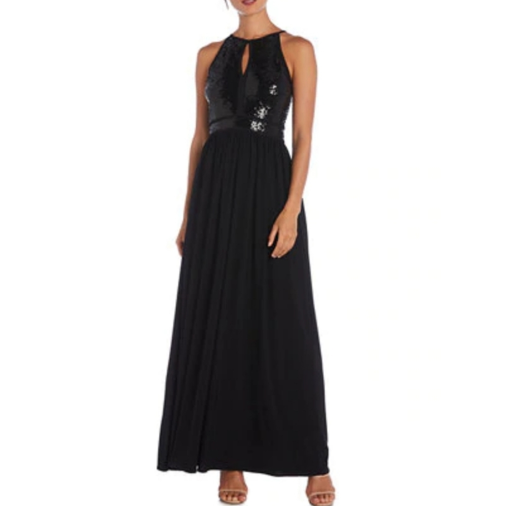 Glittery top Black Dress